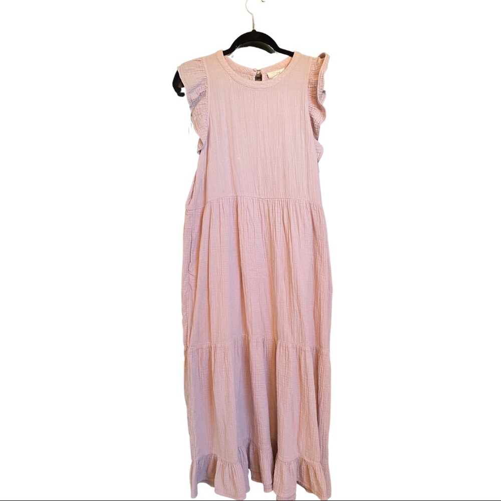 Universal Thread Pink Gauze Maxi Dress - XL
